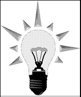 Greyscale lightbulb